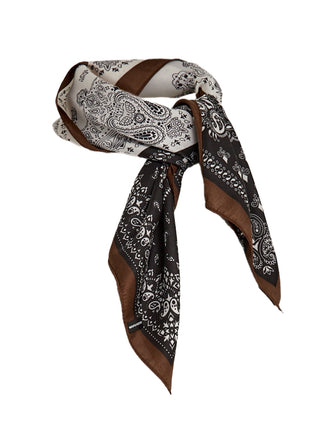 Peppercorn - Paisley scarf - black print
