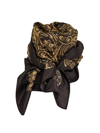 Peppercorn - Palianna scarf - black print