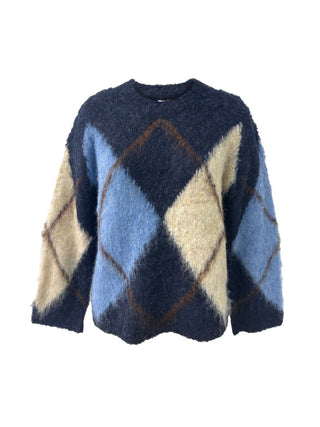 Peppercorn - Shania pullover - sky captain jacquard