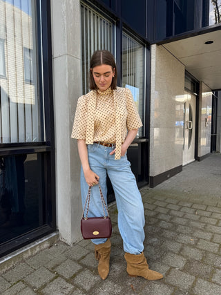 Peppercorn - Tyrell wide blouse - dot print