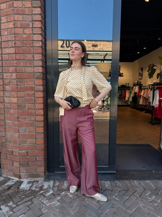 Peppercorn - Tyrell wide blouse - dot print