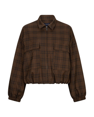 Red Button - Avy check jacket - brown blue