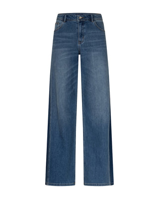 Red Button - Claudette insert contrast jeans - mid stone used