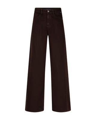 Red Button - Claudette tencel twill - espresso