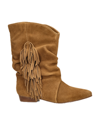 Shoecolate - franje laars - cognac
