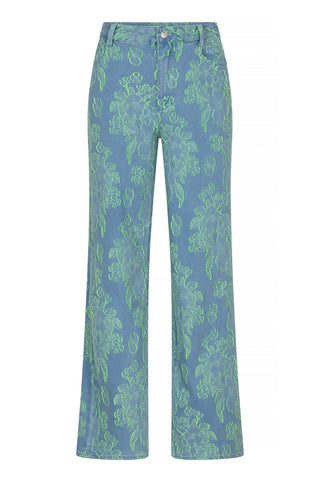 Studio Amaya - Anna pants - denim lime