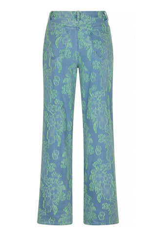 Studio Amaya - Anna pants - denim lime