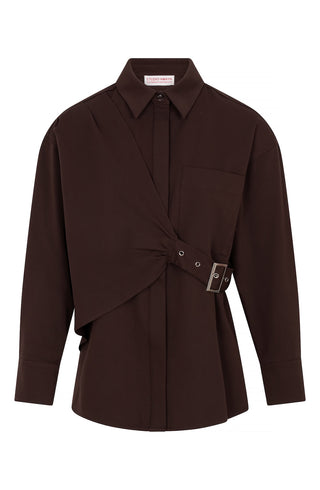 Studio Amaya - Roos blouse brown