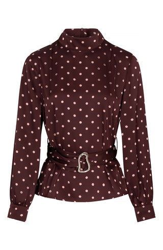 Studio Amaya - Selya blouse bordeaux