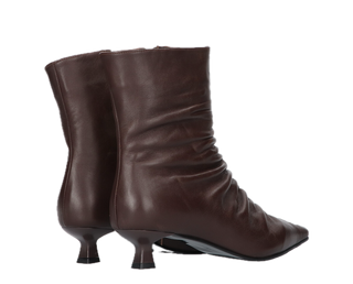 Tango - Charli leather plisse boots - dark brown