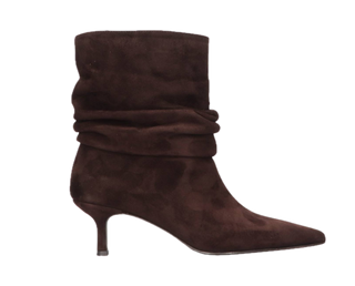 Tango - Faya suede short wrinkle boot - dark brown