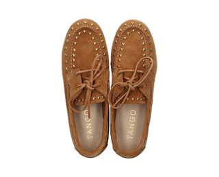 Tango - Jeanne loafer - suède studs