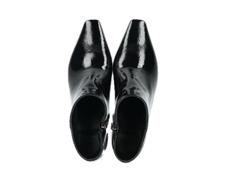 Tango - Lile  wrinkle patent boots - black
