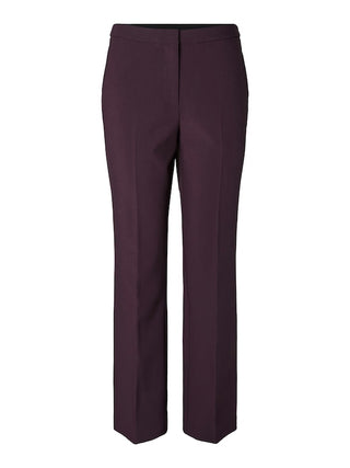 YAS - Bethy pants - plum perfect