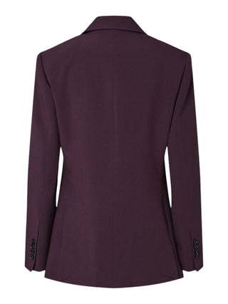 YAS - Bethy wrap blazer - plum perfect
