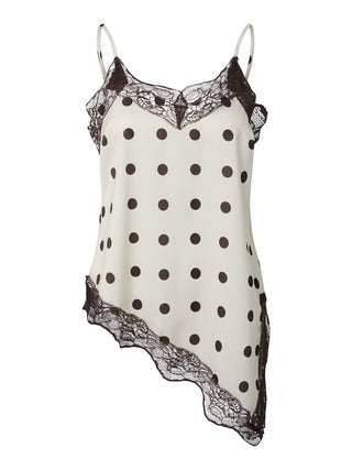 YAS - Eveline lace strap - pristine brown