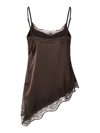 YAS - Eveline lace strap - chocolate brown