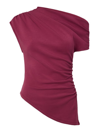 YAS - Palimi off shoulder top rhododendron