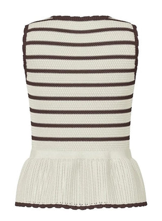 YAS - Annie top - coffee