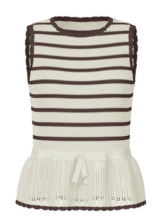 YAS - Annie top - coffee