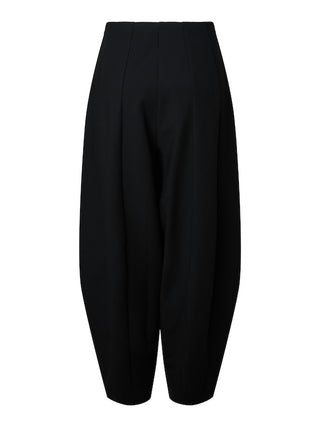 YAS - Bay barrel balloon pants - black