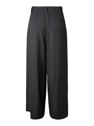 YAS - Elura wide pants - dark grey