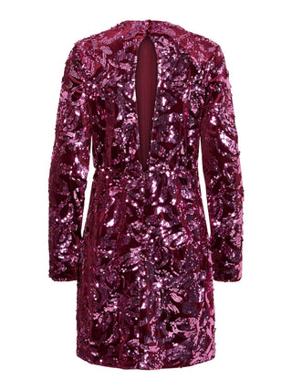YAS - Rococo sequin dress Port royale
