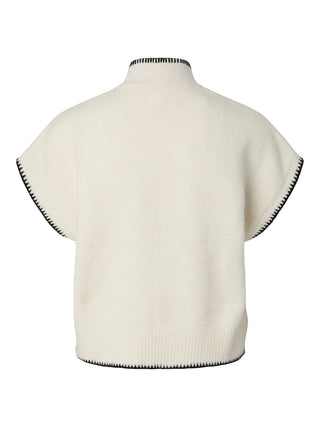 YAS - Telo scarf knit top