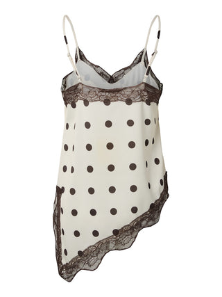 YAS - Eveline lace strap - pristine brown