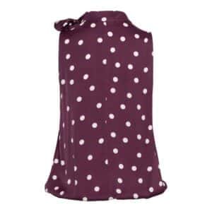 &Co Woman - Amelia dot blouse - plum