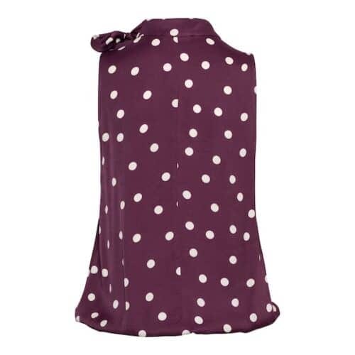 &Co Woman - Amelia dot blouse - plum &Co Woman - Amelia dot blouse - plum