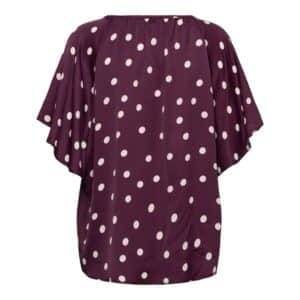 &Co Woman - Axelle dot blouse - plum