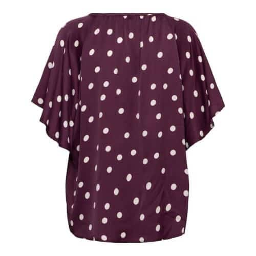 &Co Woman Axelle dot blouse - plum &Co Woman - Axelle dot blouse - plum