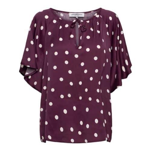 &Co Woman - Axelle dot blouse - plum