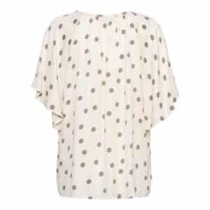 &Co Woman - Axelle dot blouse - vanilla