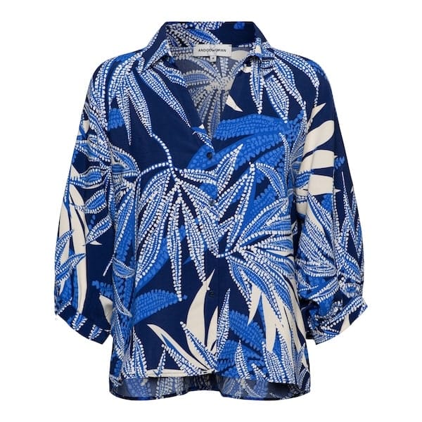 &Co Woman - Marijke leaf blouse