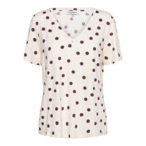 &Co Woman - Marley dot shirt - vanilla
