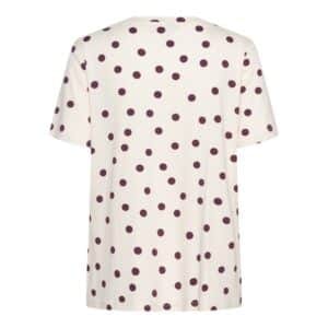 &Co Woman - Marley dot shirt - vanilla