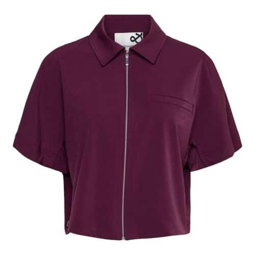 &Co Woman - Peike travel blazer - plum