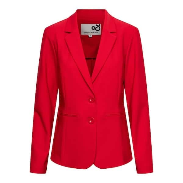 &Co Woman - Phileine blazer heavy - red