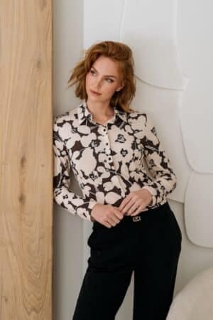 &Co Woman - Pola broek - chocolade