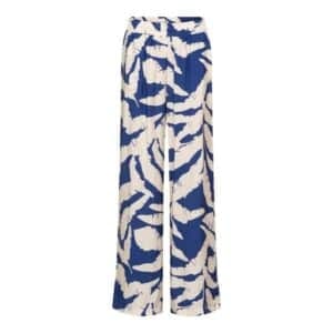 &Co Woman - broek Nadine - banana leaf cobalt