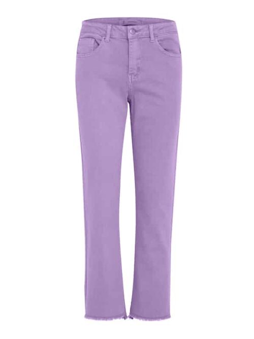 Fione mid wais cropped pants jeans peppercorn