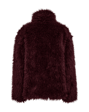 Freequent - Fine jacket fur - bordeaux