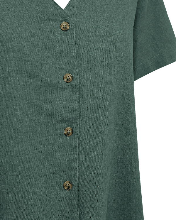 Freequent - Lava blouse shirt - dark forest