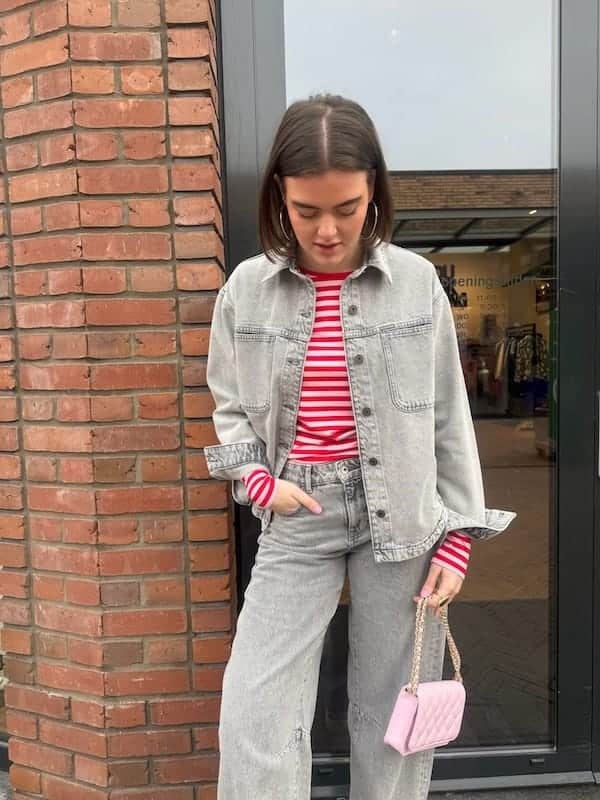 COJ - Tamara blouse - marble grey