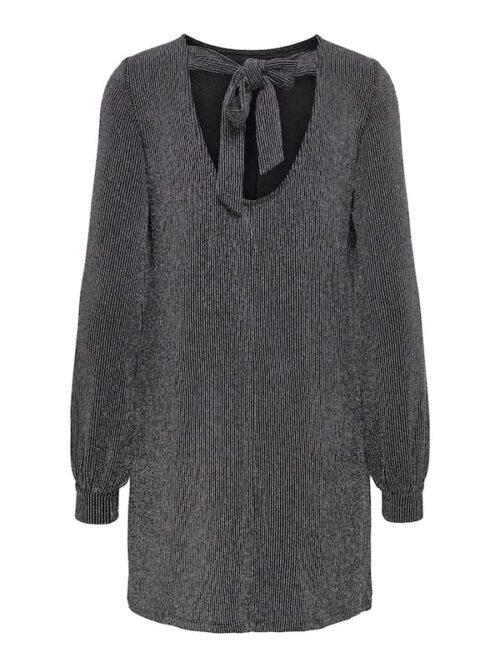 ONLY - Carol glitter dress - bow black glitter