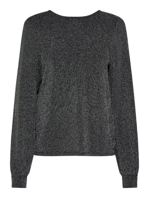 ONLY - Carol glitter shirt - black/silver