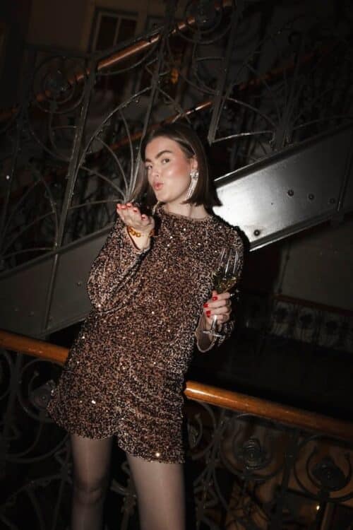 ONLY - Confidence short - sequins brown ONLY - Confidence short - sequins brown