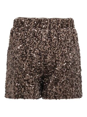 ONLY - Confidence short - sequins brown